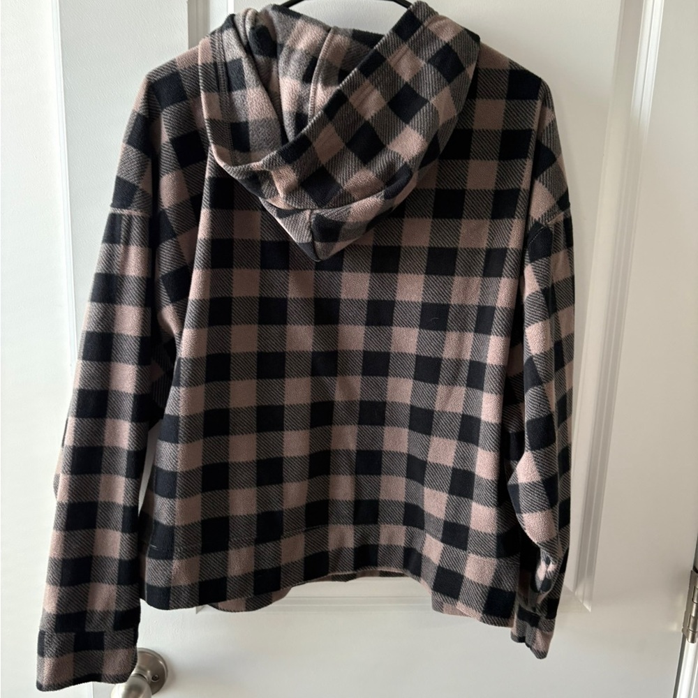 Pink Victoria's Secret Plaid Fleece Pajama Set - Picture 2 of 6